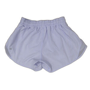 Lululemon Athletica Light Purple Lilac Hotty Hot Lined Shorts Women's Size 6